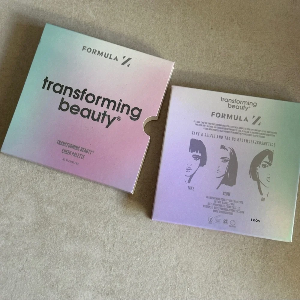 Formula Z Transforming Beauty Cheek Palette with Blush, Highlighter, and Bronzer